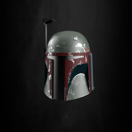 Star Wars Bounty hunter "Boba Fett" Mandalorian Helmet preview image